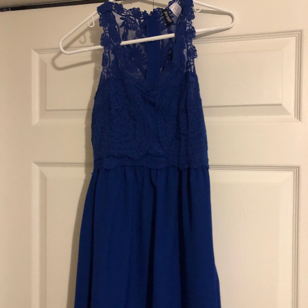 Blue dress